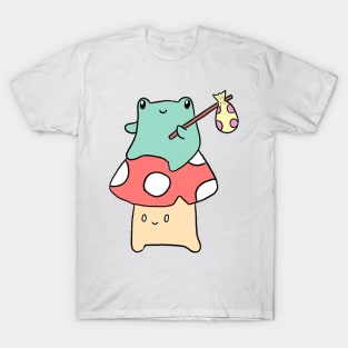 Pastel Frog and Mushroom friend T-Shirt